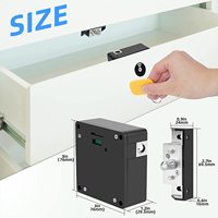 Mini serrure de casier RFID bricolage serrure de tiroir cachée armoire numérique NFC