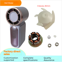 Yüksek Hızlı 9V 19000RPM BLDC Motor Harici Rotorlu Fırçasız Motor, Taşınabilir Fan Soğutma Sistemi için Sürücü Kartlı, OEM Tedarik