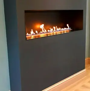 Inno-Fire 30 inch smart ethanol burner alcohol chimney