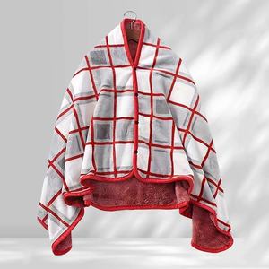 ผ้าห่มคลุมไหล่แบบหนาสไตล์ญี่ปุ่นแบบเดี่ยวหรือสองด้านสำหรับงีบหลับในสำนักงานหรือใช้ในฤดูหนาว - Product Image 3