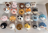 Balle anti-stress en peluche à motif animal pour Pâques, avec fourrure rebondissante, 8 cm, jouet cadeau
