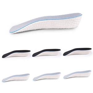 Insole Fleksibel Tiga Perempat Panjang EVA Lengkungan Rendah Uniseks Ergonomis Insol Plantar Fasciitis 1.5Cm 2.5Cm Insol Penambah Tinggi