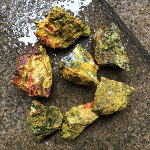 Wholesale Natural Orange Realgar Rough Stone Raw <b>Crystal</b> Mineral Specimen Home Decoration Ornament - Product Image 5