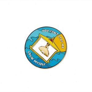 Broches de solapa de metal esmaltado con diseño personalizado, bonitos broches personalizados con forma de diamante, insignias de solapa rígidas y blandas con temática de libros - Product Image 1