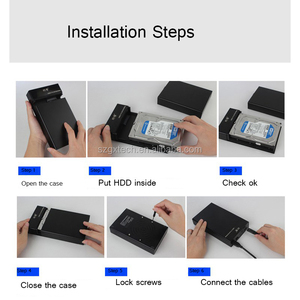 Tối đa <span class=keywords><strong>10</strong></span> TB SATA III 3.5 inch HDD bao vây được xây dựng trong bên ngoài ổ đĩa cứng trường hợp 2.5 inch HDD hộp trường hợp điện bên trong - Product Image 4