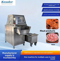 Injecteur automatique de saumure pour viande Kessler Industrial avec moteur, 120 aiguilles, haute pression, pour usine de transformation de la viande