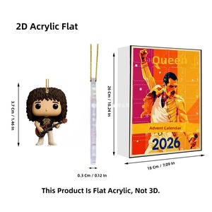 LEGENDS <span class=keywords><strong>QUEEN</strong></span> ADVENT CALENDAR 2026 Calendrier de l'Avent de Noël Boîte Mystère Pendentif Acrylique 24 pièces - Product Image 5