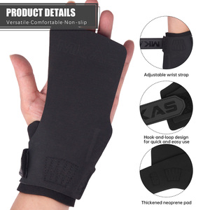 MKAS Hypalon Kevlar Microfiber Protector <span class=keywords><strong>De</strong></span> <span class=keywords><strong>Palma</strong></span> No Chalk Anti Slip Weightlifting Grips pour tractions, soulevés <span class=keywords><strong>de</strong></span> terre, haltères et gym - Product Image 3