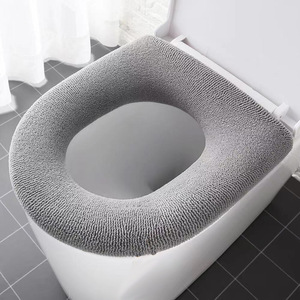 Funda de Asiento de Inodoro Ecológica, Gruesa y Suave, con Tela de Algodón Elástica y Lavable para Mayor Comodidad en el Baño - Product Image 5