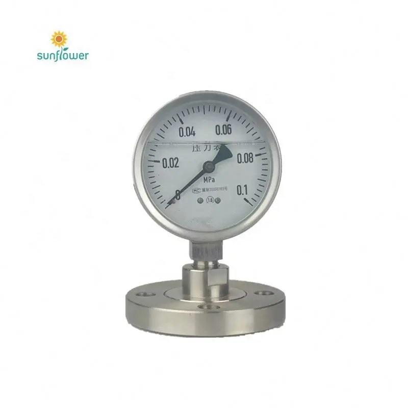 Made in China custom all type Special Use Manometer Pressure Gauge for water heating