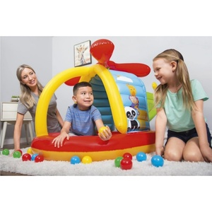 Piscina de Pelotas Inflable de PVC con Forma de Helicóptero 155*102*91 CM para Niños, Diversión Interior y Exterior con Amigos, Pelotas no Incluidas - Product Image 5