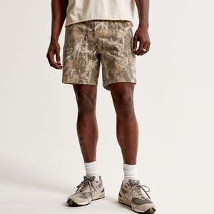 Shorts cargo en jean camouflage à imprimé, nouvelle conception 2024, shorts complets, shorts de charpentier, 100% coton, multi-poches, coupe droite - Product Image 2