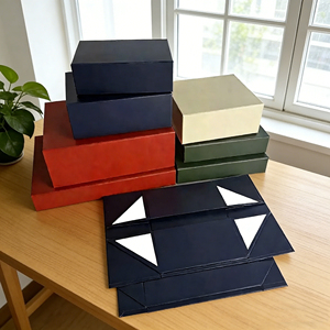AOPA สำหรับกล่อง PR สีเขียว |   กล่องแม่เหล็กพับได้กันน้ำสำหรับเสื้อผ้าไหมและผลิตภัณฑ์ทำความสะอาดผิวหน้าระดับไฮเอนด์ |   กล่องของขวัญพรีเมียม - Product Image 2