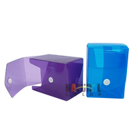 Boîte de jeu de cartes pliable Yugioh 100 +, transparent, protecteur de Photo de jeu de commerce, étui en plastique PP solide de stockage de Baseball