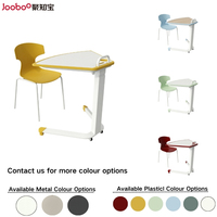 Ensemble de bureau et de chaise d'étudiant réglables en métal pour salle de classe - Mobilier scolaire moderne, écologique et durable