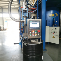 Station de remplissage intelligente PLC pour conteneurs IBC avec arrêt de pesage automatique pour l'emballage de liquides chimiques en gros volume