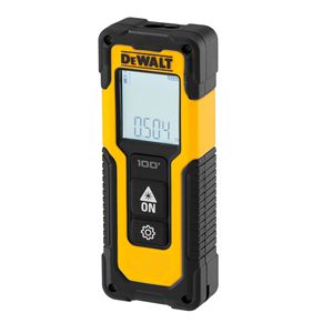 เครื่องหาระยะเลเซอร์แบบมือถือ DeWalt 100ฟุต Ip54 ABS โครงสร้างพลาสติก - Product Image 1
