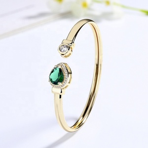 Cổ Điển Và Thanh Lịch Tùy Chỉnh Màu Xanh Lá Cây Và Trắng Tùy Chỉnh Vòng Đeo Tay Thời Trang Tốt Vòng Đeo Tay Cho Phụ Nữ - Product Image 2