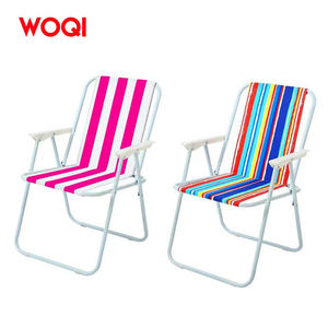 WOQI all'ingrosso di alta qualità per esterno pieghevole in ferro leggero telaio da giardino sedia da campeggio - Product Image 1