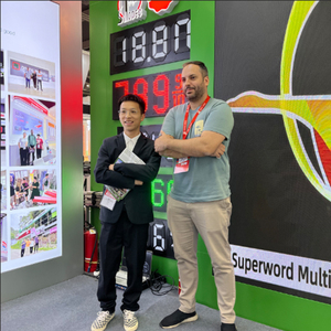 Tại một thấp price12 inch 888.8 màu xanh lá cây không thấm nước điều khiển từ xa kỹ thuật số gas giá đăng số <span class=keywords><strong>LED</strong></span> Bảng hiển thị cho bán - Product Image 5