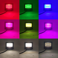 30W 50W 100W RGBCW Tuya Projecteur LED intelligent IP66 Imperméable Réflecteur LED extérieur pour décoration de Noël