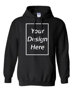 Custom oversized frentch terry heavy cotton pullover manufacturer puff printing hoodie