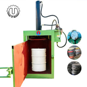 High Efficiency Automatic Diesel Engine Hydraulic Drum Crusher for 55 Gallon Drums with High Safety Level - Product Image 1