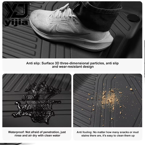 Alfombrillas Modernas de 3 Piezas, Moldeadas por Inyección, Completamente de TPE, 2.5 mm de Grosor, para Explorer, Edge, Raptor, F150, Everest, <span class=keywords><strong>Mondeo</strong></span>, Golden Day <span class=keywords><strong>2023</strong></span> - Product Image 5