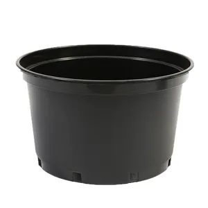 1-50 gallon Nursery Flower Pots Plastic Plant Container Perfect for Indoor Outdoor Plants Seedling Vegetables