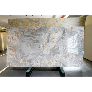 Dalle de marbre naturel de luxe sur mesure Wenlei avec différentes veines, dalle de pierre de marbre pour la décoration de villas, hôtels et projets commerciaux - Product Image 5