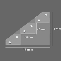 Présentoir à échelle en acrylique à 3/4 niveaux Organisateur de parfum Présentoir à gâteaux à étages pour figurines POP Présentoir