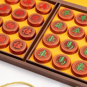 Wholesale Price Customized Non-fading Durable Colorful Solid <strong>Wood</strong> <strong>Chess</strong> <strong>Set</strong> in Gift Box - Product Image 4