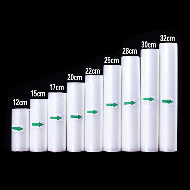 Embossed Vacuum Bag Rolls Food Grade Heat Sealed for Bags for Freezer Food Packaging (Customizable)