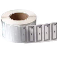 УФ-метка RFID 860-960 МГц, прозрачная, самоклеящаяся, для управления запасами, складом и книгами