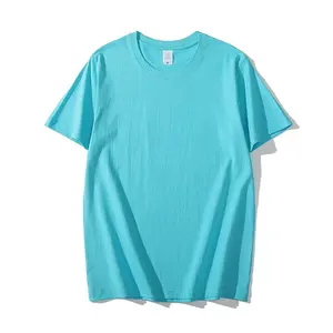 उच्च गुणवत्ता वाले प्रचार लघु आस्तीन पॉलिएस्टर कपास बड़ी और लंबी टी शर्ट