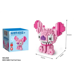 Bán buôn trẻ em phim hoạt hình khâu phim hoạt hình nhựa <span class=keywords><strong>mini</strong></span> khối xây dựng mô hình giáo dục Micro gạch đồ chơi trò chơi - Product Image 5
