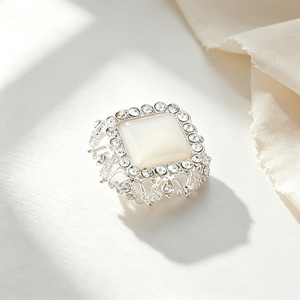 Square Rhinestone <b>Button</b> Luxury Decorative Shank <b>Button</b> Nickel-Free for Clothing Garment Accessories - Product Image 1