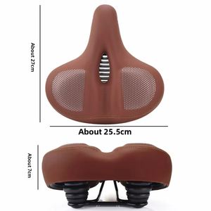 Fahrradsitze für Komfort, Übergroßer Extra Weicher Gepolsterter Fahrradsitz für Männer und Frauen, Bequemer Großer Fahrradsattel für Mountainbikes - Product Image 5