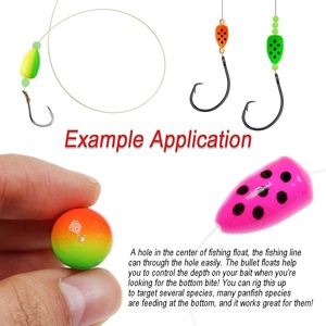 UV Bullet <span class=keywords><strong>EVA</strong></span> bọt <span class=keywords><strong>Float</strong></span> Bobber cho Fly câu cá Fly Fishing Strike chỉ số saltwater Trout RIGS walleye Giàn Khoan - Product Image 6