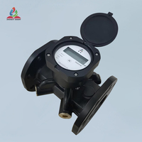 Compteur d'eau ultrasonique de grand diamètre IP68 avec débit de 0,64-50 m/h et construction en fonte ductile/acier inoxydable 304