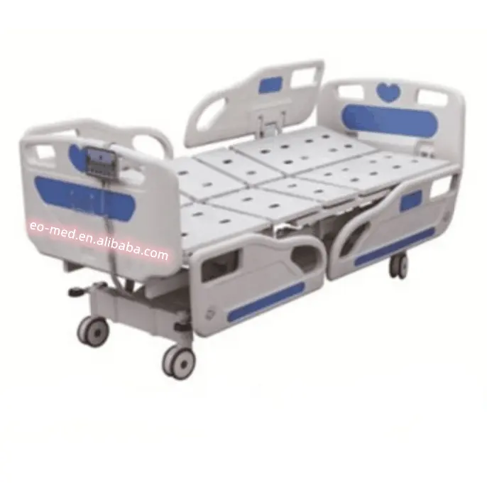 Multi-função clínica Equipamento Três Função Elétrica ABS Cabeça Double/Single Shake Enfermagem Bed (Center Control Wheel)