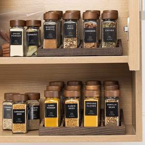 Luxe 120ml 4oz Mini pot <span class=keywords><strong>à</strong></span> <span class=keywords><strong>épices</strong></span> <span class=keywords><strong>en</strong></span> <span class=keywords><strong>bois</strong></span> d'acacia écologique naturel hermétique carré bouteille <span class=keywords><strong>en</strong></span> verre Shaker poivre cuisine <span class=keywords><strong>boîte</strong></span> extérieure - Product Image 1