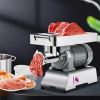 Machine à hacher la viande et à préparer les farce et farceurs, électrique, professionnelle, en acier inoxydable, haute puissance, grande capacité, modèle 22