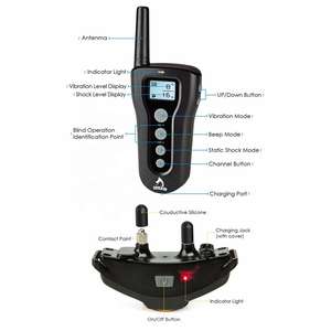 Pet extérieur étanche arrêt aboiement équipement de formation 300M télécommande électrique bip Vibration <span class=keywords><strong>chien</strong></span> Anti aboiement choc <span class=keywords><strong>collier</strong></span> - Product Image 4