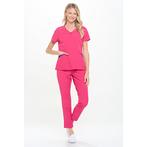 Ropa DE TRABAJO Uniformes quirúrgicos Mujer Scrubs para mujer Conjunto Enfermería Enfermeria Conjuntos Top + Pantalón Salón de belleza médico Trajes clínicos - Product Image 1