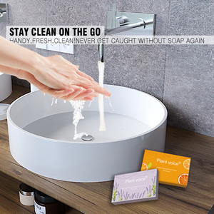 Wholesale Dissolving Disposable Pocket <strong>Soap</strong> <strong>Papers</strong> Portable Papier Savon Einweg Seife Scented Soluble Hand Wash <strong>Paper</strong> <strong>Soap</strong> - Product Image 6