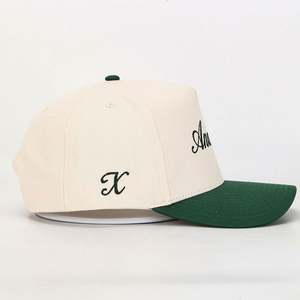 Gorras de Béisbol de Algodón de 5 Paneles, Nueva Colección Personalizada OEM, Formales, Deportivas, de Dos Tonos, con Bordado y Estampado de Árbol en Relieve - Product Image 5