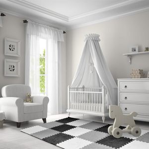 Azulejos de <span class=keywords><strong>alfombra</strong></span> de espuma entrelazada de 12x12x0,4 pulgadas, alfombras suaves para escalar, blanco, gris, negro, <span class=keywords><strong>Alfombra</strong></span> de juego esponjosa para el hogar - Product Image 4
