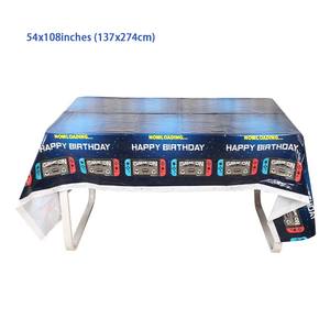 176 pièces garçons ou filles décoration de fête d'<span class=keywords><strong>anniversaire</strong></span> pour enfants jeu vidéo personnalisé fête assiettes en papier et ensemble de couverts - Product Image 2