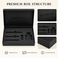 Carpeta de Cartón Corrugado Reciclable Personalizable GOTOP con Grabado en Relieve y Recubrimiento UV para Uso en Oficinas Comerciales